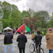 Palestinos palaikymo protestas Taline, Estija