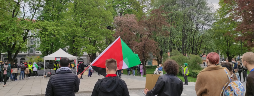 Palestinos palaikymo protestas Taline, Estija