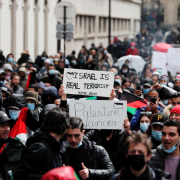 Palestiną remiantys protestai Paryžiuje