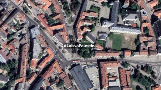 #LaisvaPalestina skveras