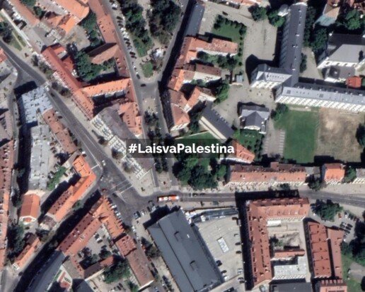 #LaisvaPalestina skveras