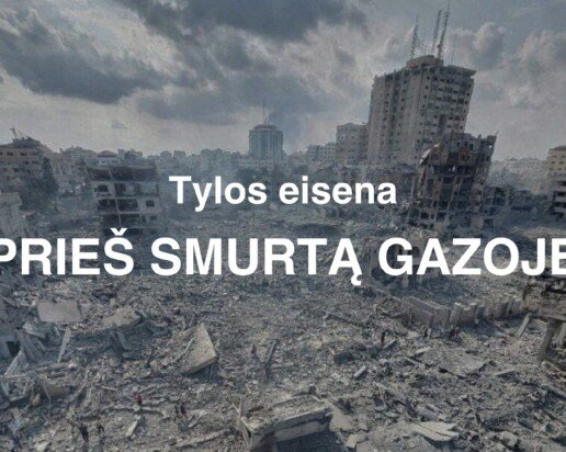 Tylos eisena prieš smurtą Gazoje