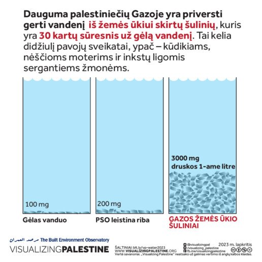 Gazos vandens druskingumas