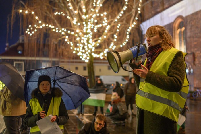 Pilietinės akcijos solidarumui su Palestina organizatorė