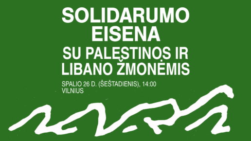 Solidarumo eisena su Palestinos ir Libano žmonėmis