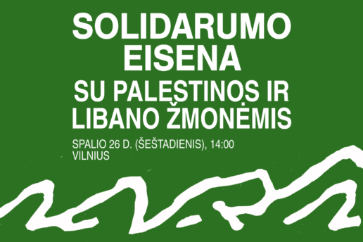 Solidarumo eisena su Palestinos ir Libano žmonėmis