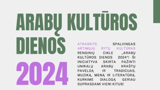 Arabų kultūros dienos 2024